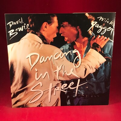 DAVID BOWIE MICK JAGGER Dancing In The Street 1985 UK 3-track 12'' vinyl single B