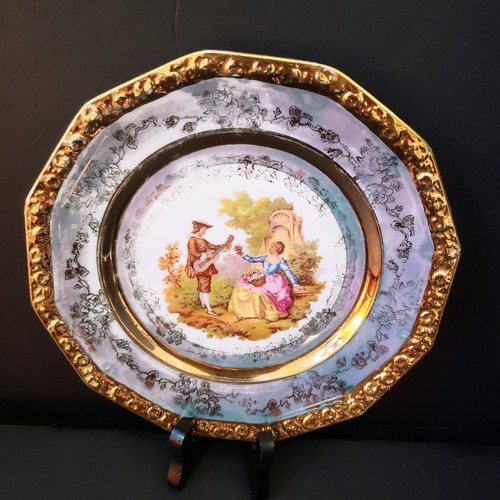 Rosenthal Selb Germany 8" 'Maria' Plate Victorian Scene - Picture 3 of 7