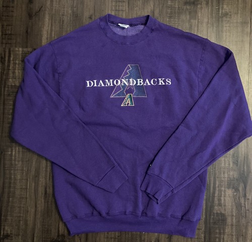 Vintage Starter MLB Arizona Diamondbacks Purple Crewneck Mens XL - 第 1/11 張圖片