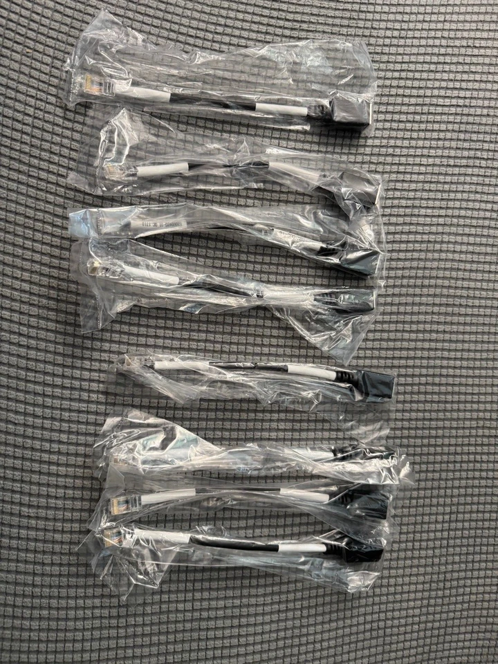 Digi Etherlite RJ45 8 pin TS RJ45 10 pin Male 6" Adapter 8 pack ELF-TSM-CBL-16 - Image 3 of 3