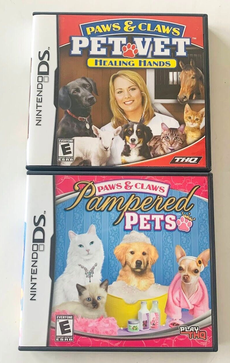 Nintendo DS Play THQ Paws & Claws Pampered Pets Game 2009