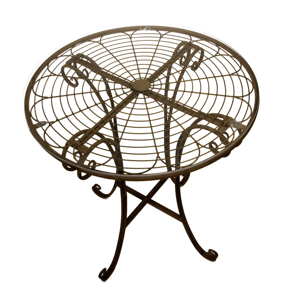 GeKi Trend Bistro-Set 3 teilig Metall Eisen Bistroset Gartenmöbel Set Balkon - Bild 3 von 4