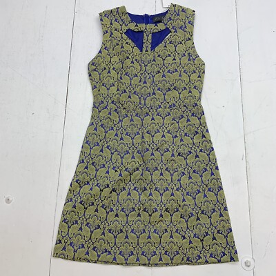 Astr Womens Cobalt Lime Dress Size large