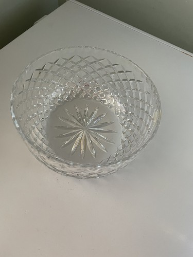 Violetta Hand Cut 24% Lead Crystal Bowl Made In Poland 1960’s - Photo 3/6