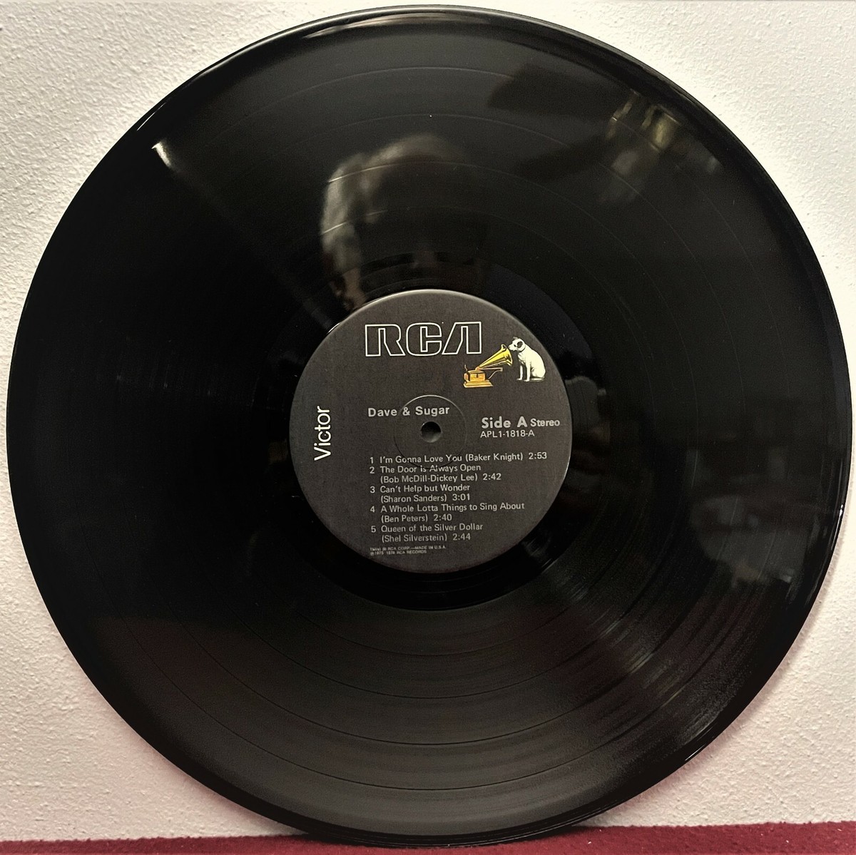 Dave and Sugar (Self - Titled): RCA # APL1-1818 - Stereo - 1975