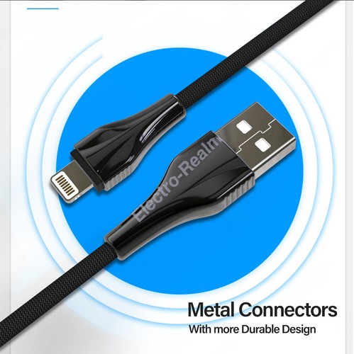 1m 2m 3m Cable/Type C/Micro Data Sync 3A Fast Charger USB For iPhone - Picture 3 of 15