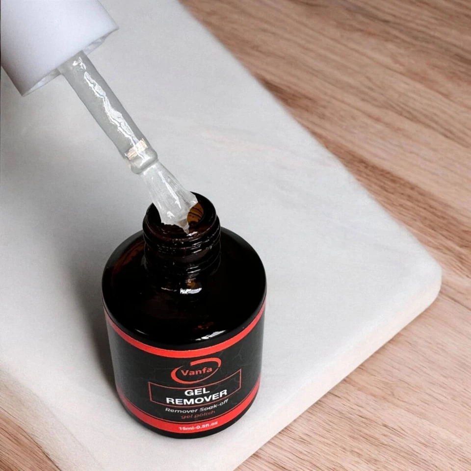 Removedor de gel de esmalte de uñas Vanfa 0,5 OZ (paquete de 2) Foto 3 de 4