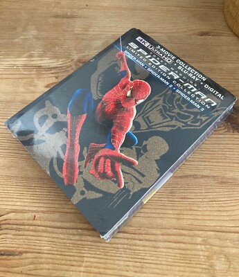 Spider-Man 1, 2, 3 (4K Ultra HD Blu-ray, 2017, Giftset