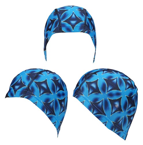 ACCLAIM Fitness Atlantic Elasticated Nylon Lycra Stretchy One Size Swimming Hat - Picture 5 of 11