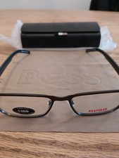 Image of HUGO BOSS EYEWEAR 55 17-145 HG 12 30766877 Men's Eyeglasses Frames And Case