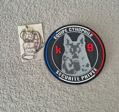 PVC Aufnäher Klett Team Kynophile K9 Privatsicherheit