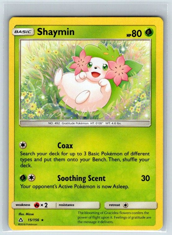 Shaymin 15/156 Holo Ultra Prism NM