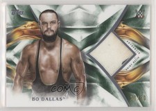 2019 Topps WWE Undisputed Relics Green /50 Bo Dallas #UR-BD 03fn