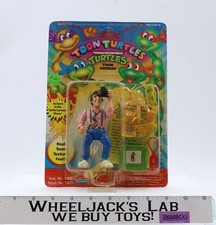 Toon Vernon Teenage Mutant Ninja Turtles TMNT 1992 Playmates MOSC UNPUNCHED