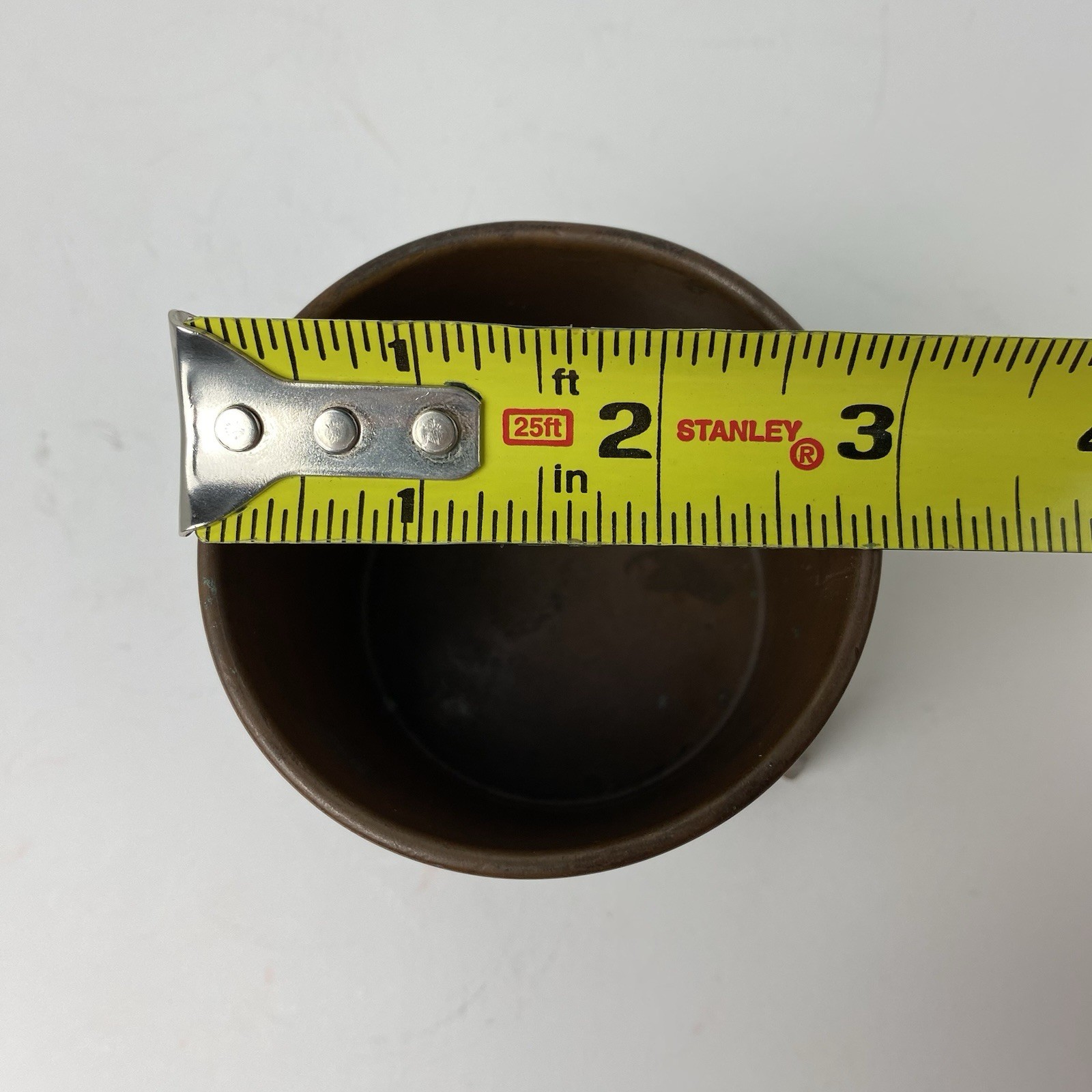 Benedict Athenic Bronze 1428 Footed Pot Planter Jar Cameo Arts & Crafts 2.75”