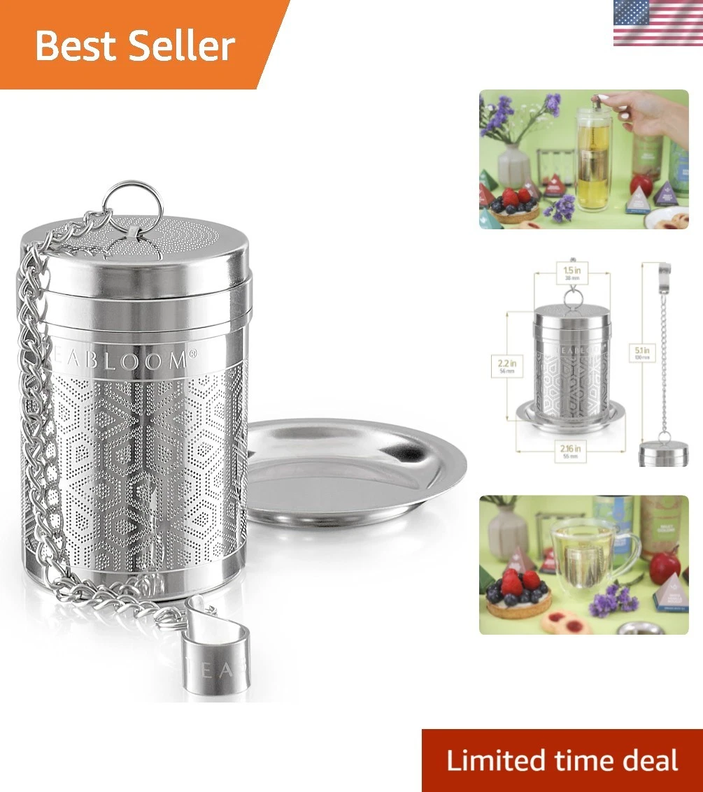 Elegant Stainless Steel Loose Leaf Tea Infuser – Tea Connoisseur's Choice for...
Opens in a new wind