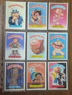 Vintage Garbage Pail Kids 9 Card Lot - Some Series 2