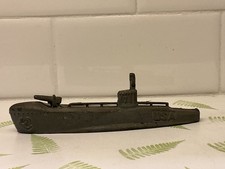 1940's Manoil Hollow Cast Submarine 71 Made In USA Near Mint Condition