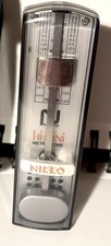 Vintage Nikko Hi-mini Metronome With Case Working 