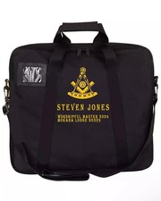 Masonic Hand Embroidered Customize Past Master Masonic Apron Case with Handle
