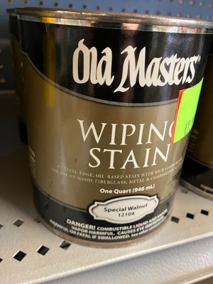 OLD MASTERS  SPECIAL WALNUT 12104 WIPING Stain 1 Quart