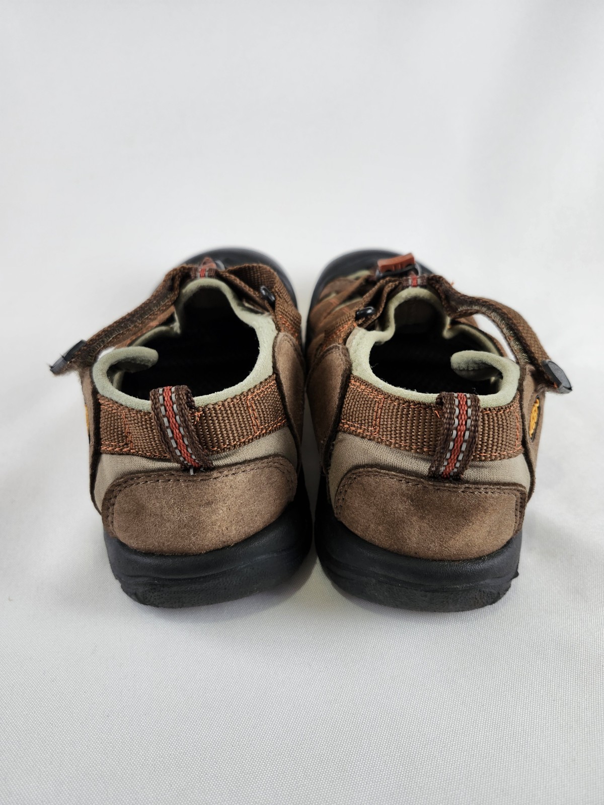 Sandali da trekking impermeabili KEEN Newport H2 outdoor verde marrone taglia 5 punta chiusa