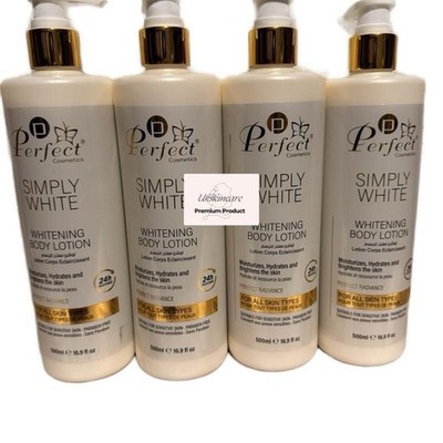 Perfect Cosmetics Simply White Skin Lightening Body Lotion 500ml