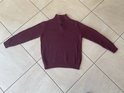 Ralph Lauren Chaps Weinrot Größe S Herren Baumwolle Pullover
