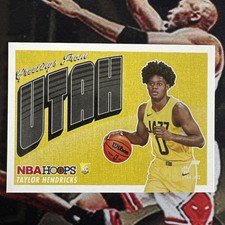 2023 Panini NBA Hoops Rookie Greetings #15 Taylor Hendricks RC - Jazz