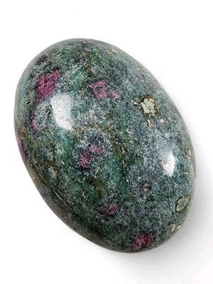 Ruby Fuchsite Crystal Polished Pebble India 150.3 grams