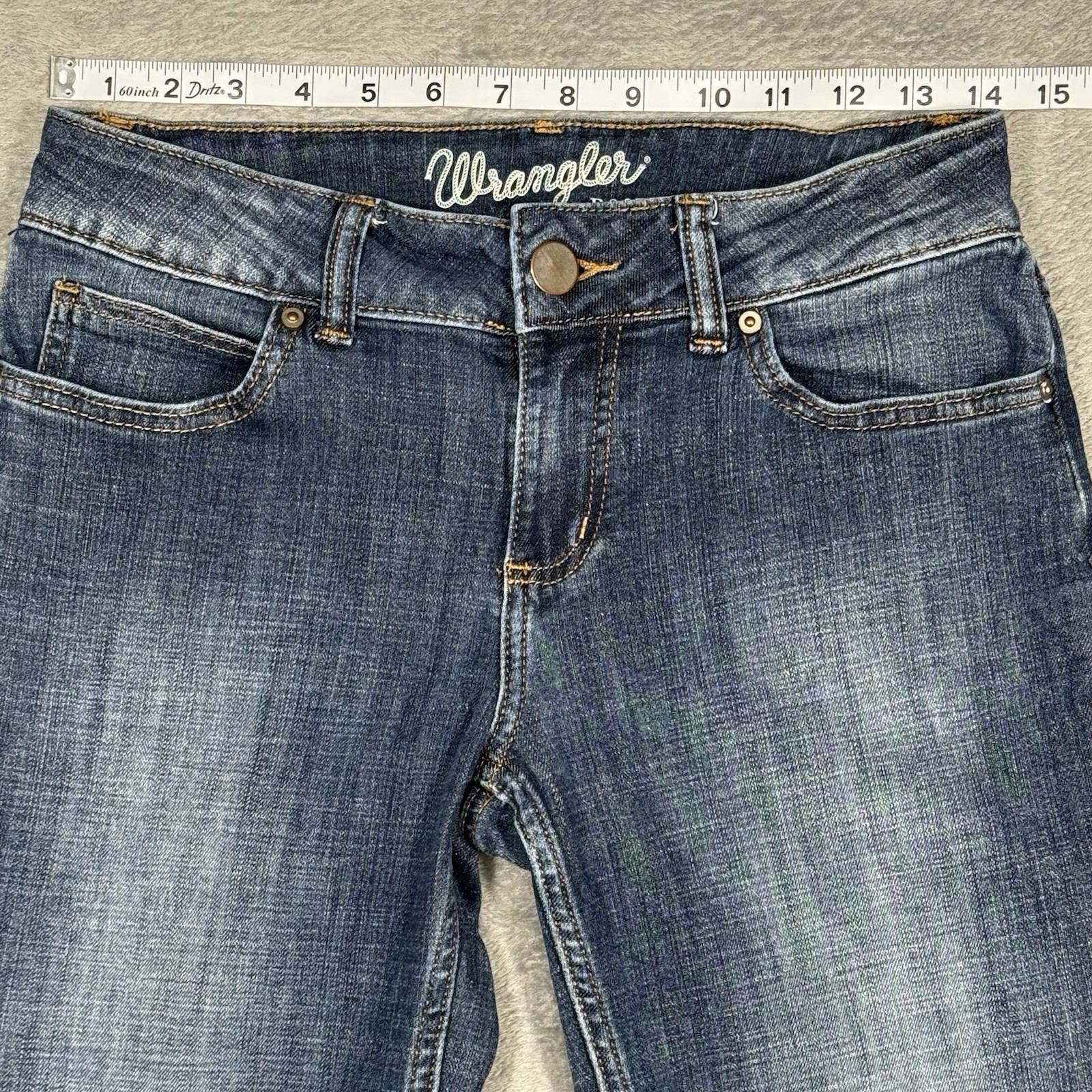 Wrangler Womens Bootcut Jeans Medium Wash Stretch Western 7x30 Rodeo Cowgirl thumbnail 6