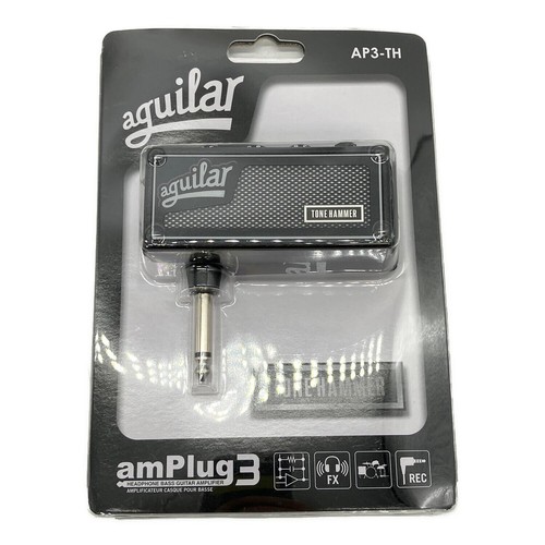 Aguilar amPlug 3 Tone Hammer AP3-TH Bass Guitar Headphone Amp Onboard Effects