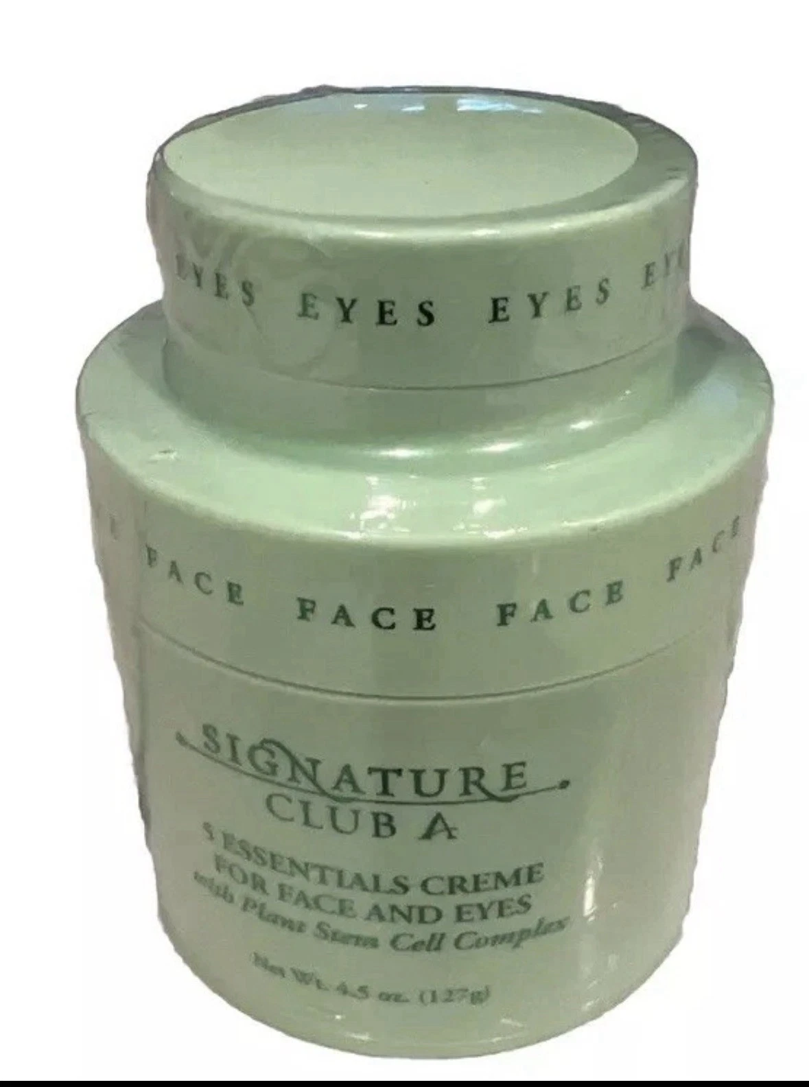 SIGNATURE CLUB A-5 Essentials Creme Plant Stem Cell Complex Face&Eyes 4.5oz-NEW