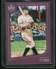 TY COBB 2019 Panini Diamond Kings Plum Framed Variation #26