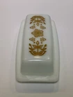Vintage Pyrex BUTTERFLY GOLD Covered Butter Dish Corelle Compatible