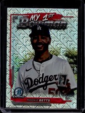 2024 Bowman Chrome Mookie Betts My 1st Mega Box Refractor #M1B-6 Dodgers
