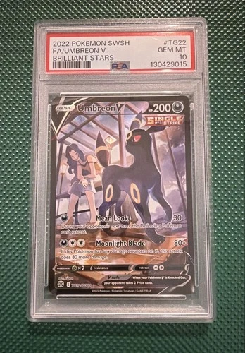 Umbreon V TG22/TG30 Swsh09: Brilliant Stars Trainer Gallery Holo