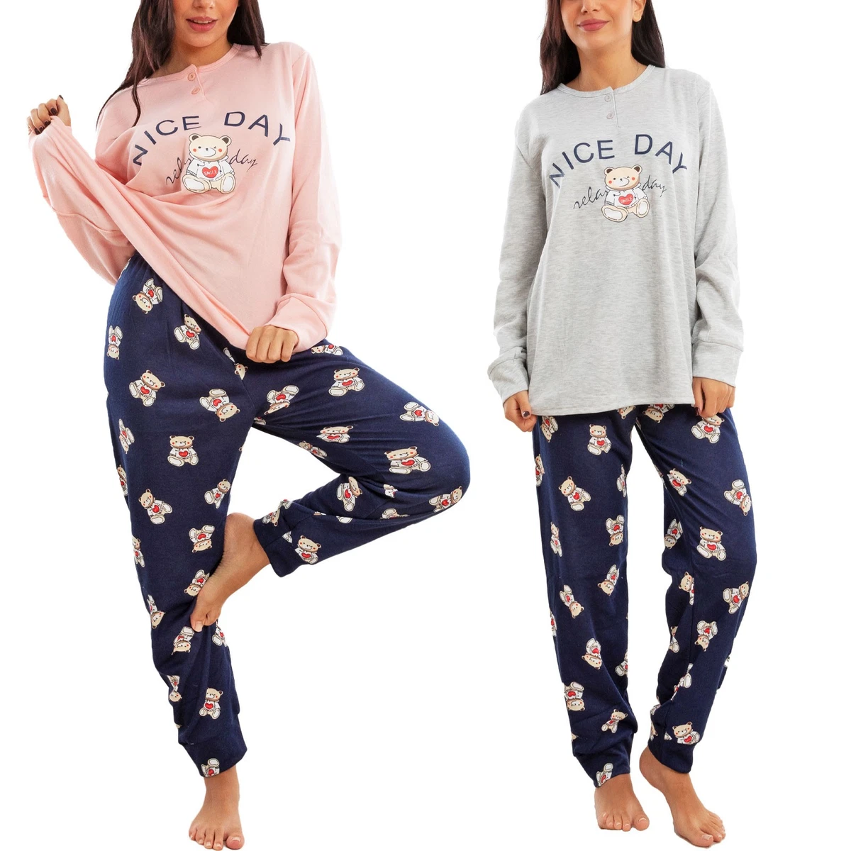 PIGIAMA APERTO DONNA FM14 SIE'LEI | Ingrosso PIGIAMI DONNA | S - Foto 2