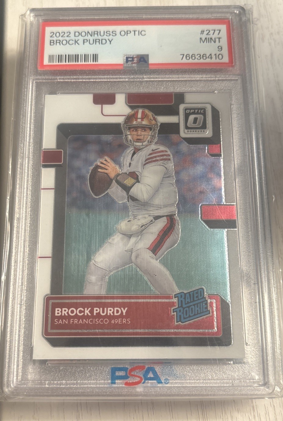2022 Panini Donruss Optic - Rated Rookie Brock Purdy #277 (RC)