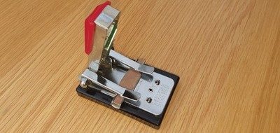 Vintage-Stil Tonband Cut and Trim Audio Tape + 2x Vorlaufband Rot und Blau. 