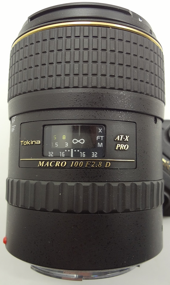 Tokina AT-X Pro Macro 100mm Lens F2.8 D Canon EF Mount w/Tiffen UV