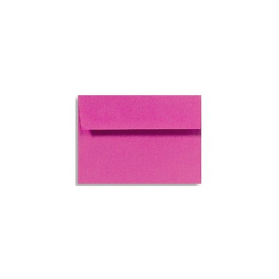 LUX 5 3/4''x8 3/4'' 70lbs. A9 Invitation Env W/Peel & Press Magenta Pink