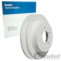 2X Delphi Bremsscheiben 302Mm Voll Hinten Passend FÜR Hyundai IX35 Tucson Kia