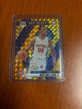 2024-25 Panini Mosaic -Ron Holland II #219 Reactive Yellow Mosaic NBA debut (RC)