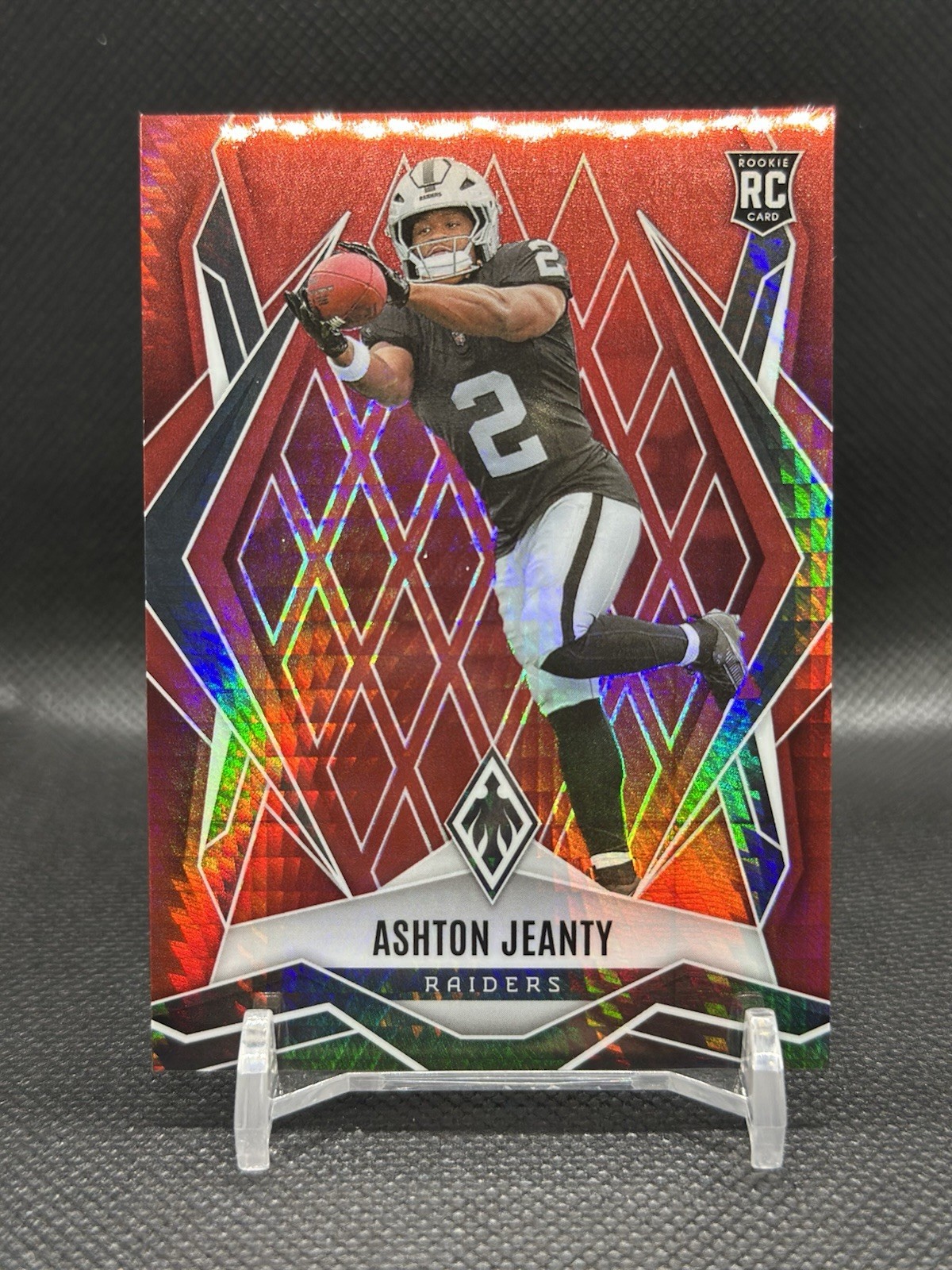 🔥 Ashton Jeanty 2025 Phoenix Football #158 Red Winter SP #’/399 (RC)