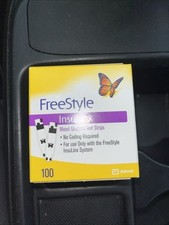 FreeStyle InsuLinx Blood Glucose Test Strips 100 Each Freestyle EXP 1/31/26