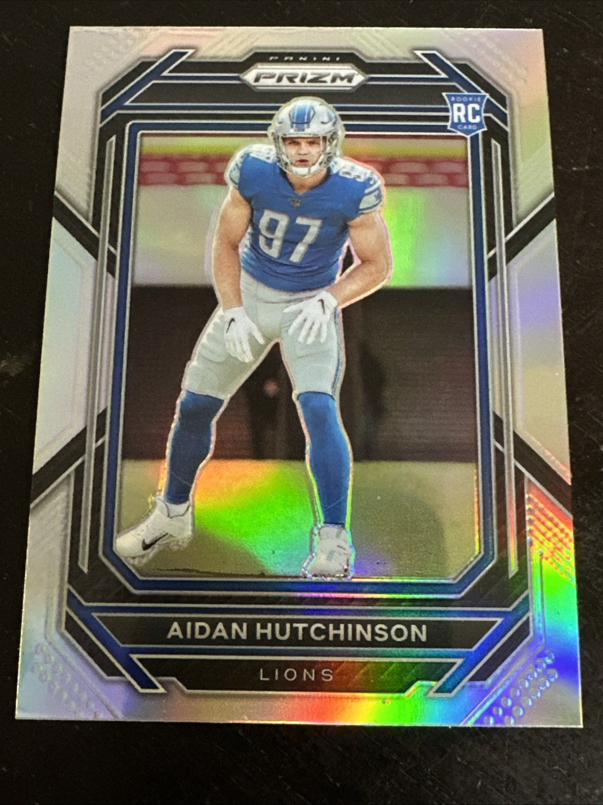 2022 Panini Prizm - Rookies Aidan Hutchinson #340 Silver Prizm Detroit Lions RC