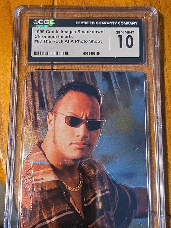 1999 WWF WWE SmackDown! The Rock #68 Comic Images CGC 10 Chromium Gem NXT  - Image 3 of 4