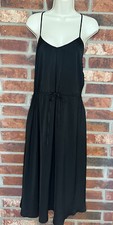 Banana Republic Casual Black Midi Dress Size 2
