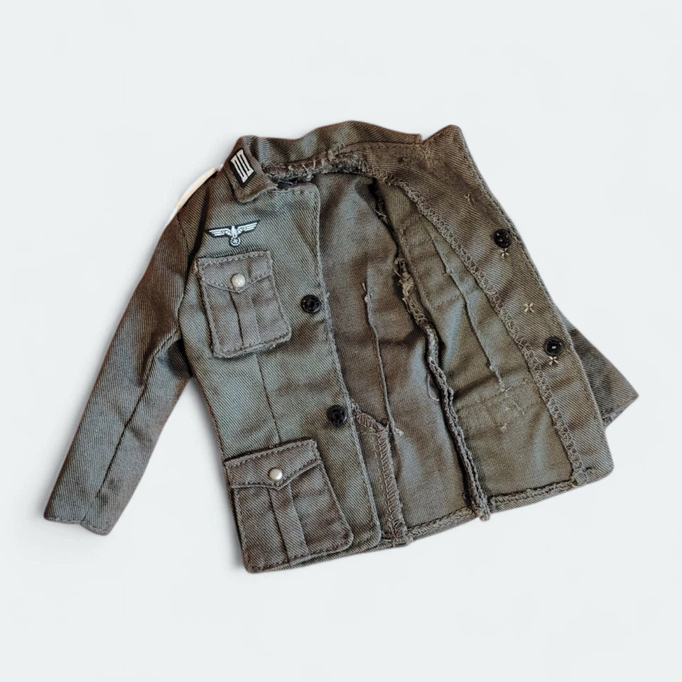 CHAQUETA UNIFORME CAMISA TOP 12" Figura de Acción Juguete Soldado Alemán Segunda Guerra Mundial Soldado Escala 1/6 Foto 4 de 4